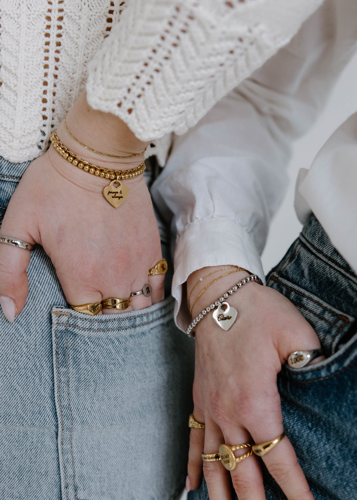 Heart Beaded Bracelet