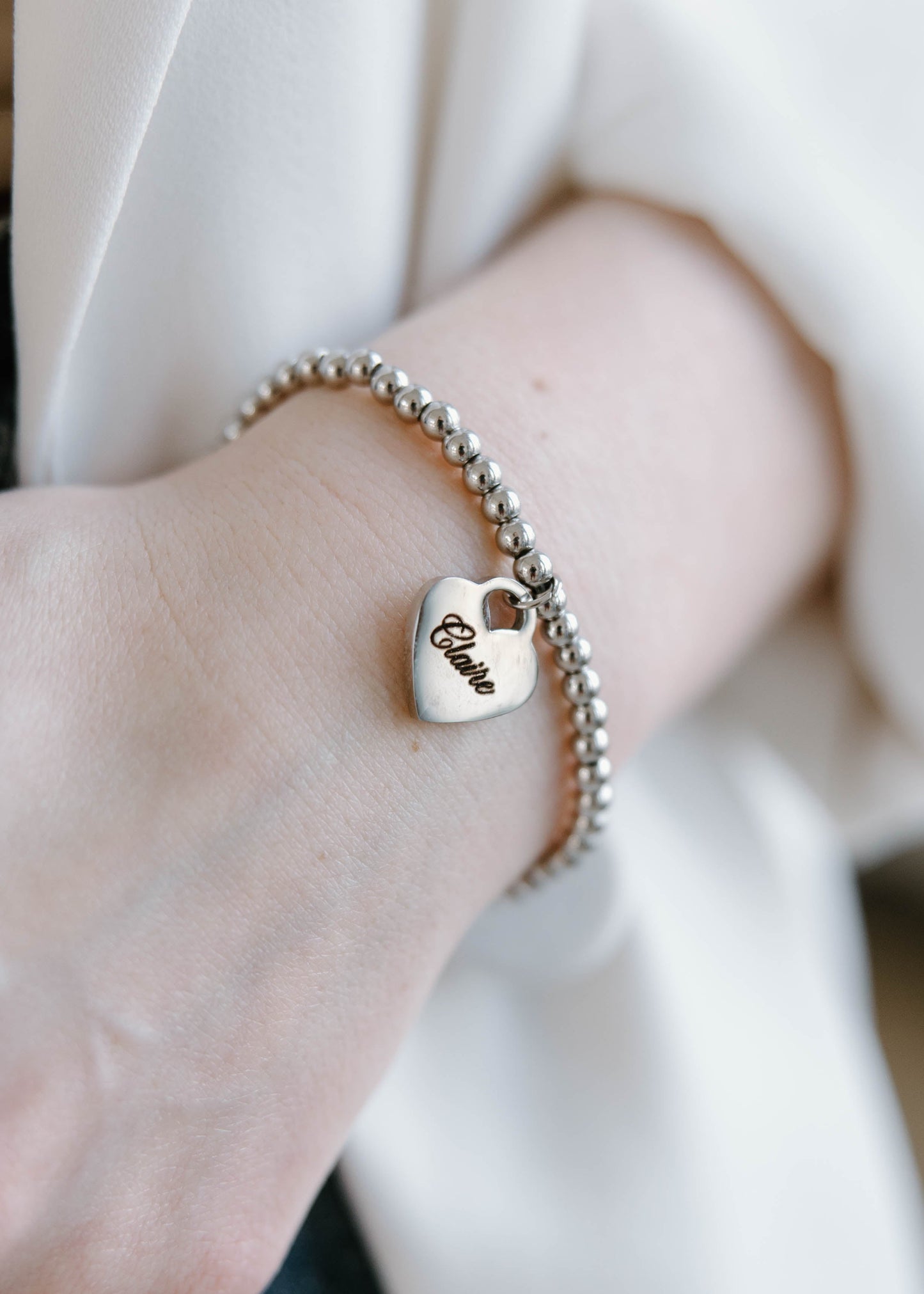 Heart Beaded Bracelet