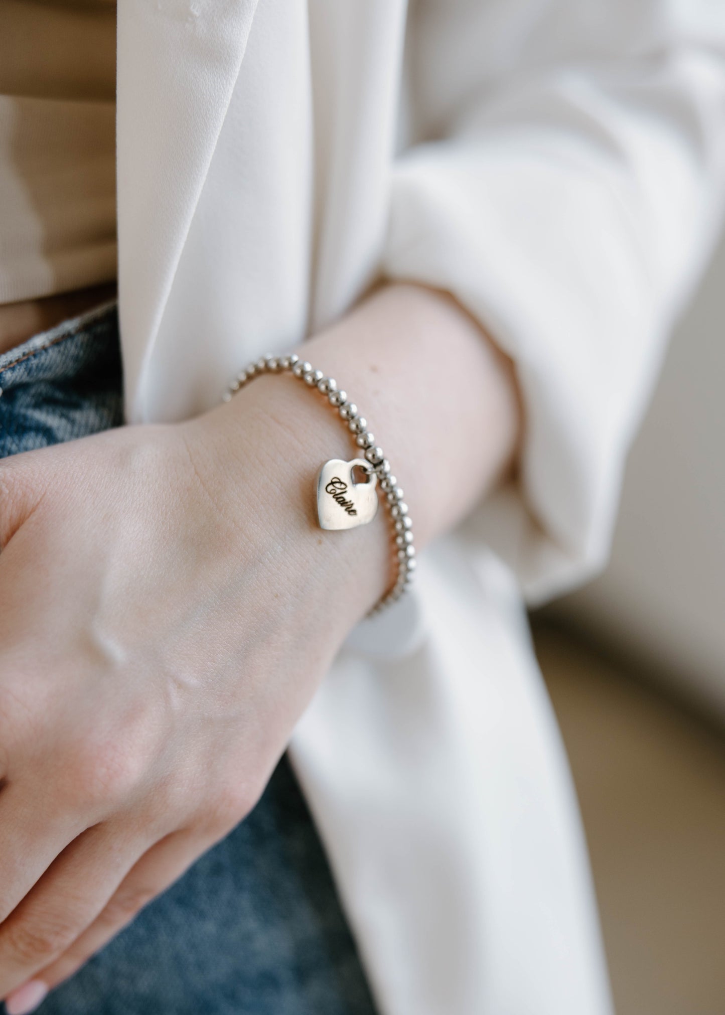 Heart Beaded Bracelet